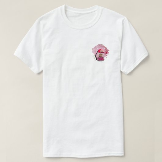 T-shirt Mikitiez cottoncandy glecream chaud soleil (Design devant)