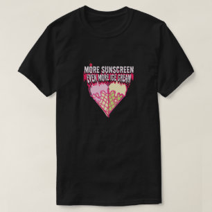 T-shirt Mikitiez cottoncandy glecream chaud soleil