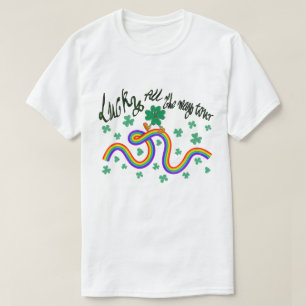 T-shirt Mikitiez irish trèfle vert st.patrick chance jour