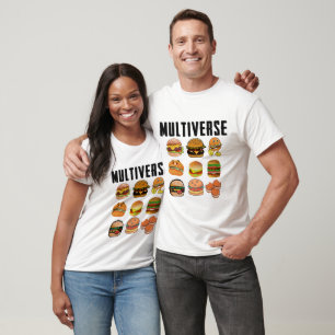 T-shirt Mikitiez multivers cheeseburger humberger États-Un
