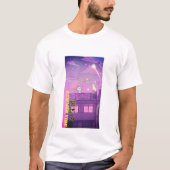 T-shirt Mikitiez neko ami portrait chat (Devant)