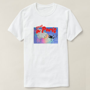 T-shirt Mikitiez Paris France Macaron combinaison cravate