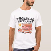 T-shirt Mikitiez petit-déjeuner américain oeufs de bacon p (Devant)