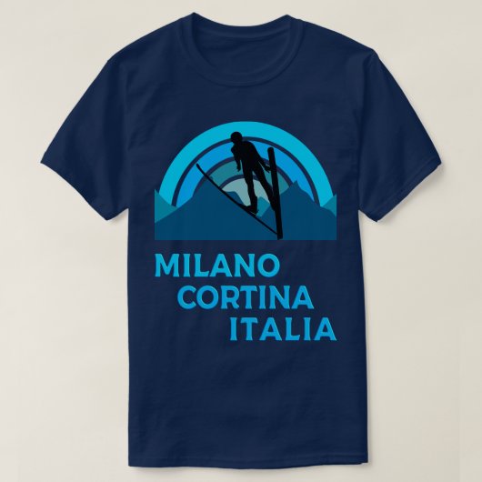 T-shirt Milano Cortina Italia (Design devant)