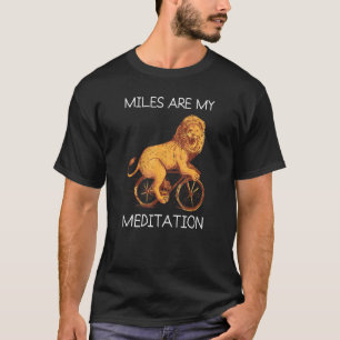T-shirt Miles Méditation Vélo Montagne Mtb Lion Cycling Bi