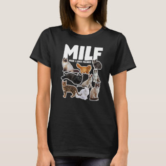 T-shirt MILF Man I Love Felines Cats Femme Mens Premium