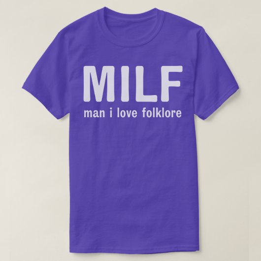 T-shirt milf man j'aime folklore 1 (Design devant)