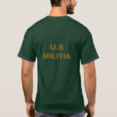 T-SHIRT MILICE DES ÉTATS-UNIS (Dos)