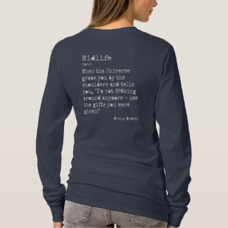 T-shirt Milieu de vie : Cou de l'équipage à manches longue