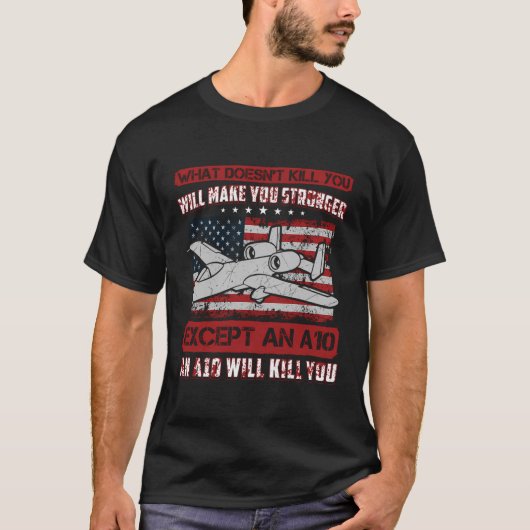 T-shirt Militaire A-10 Warthog Funny Militaire (Devant)