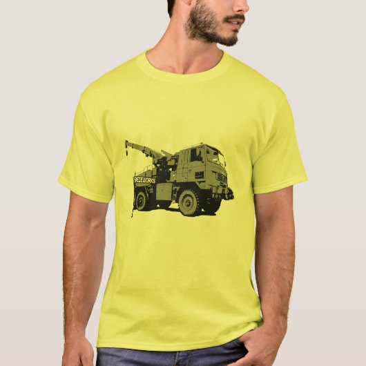 T-shirt militaire d'armée de grue (Devant)