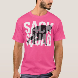 T-shirt Militaire Football Lineman Joke Sack Squad