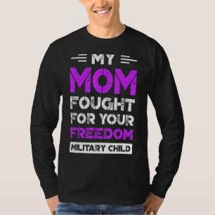 T-shirt Militaire Mois Purple Up Combate