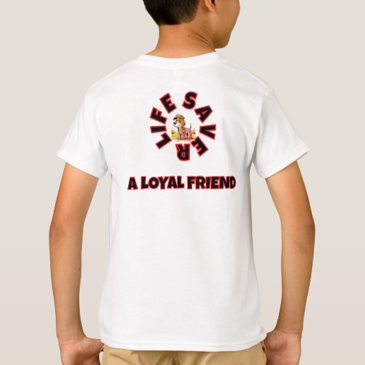 T-shirt militaire pour enfants (Dos)