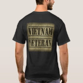 T-shirt Militaires de vétéran du Vietnam (Dos)