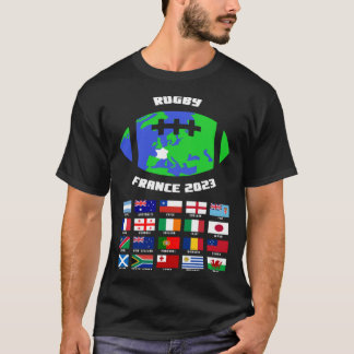 T-shirt Militant du rugby 2023 France blanc