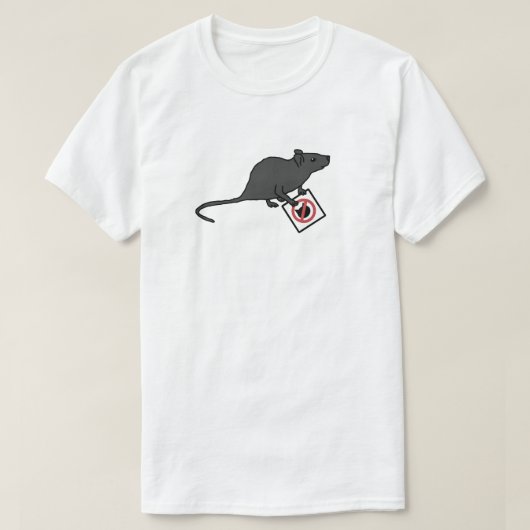 T-shirt Militant Rat (Design devant)