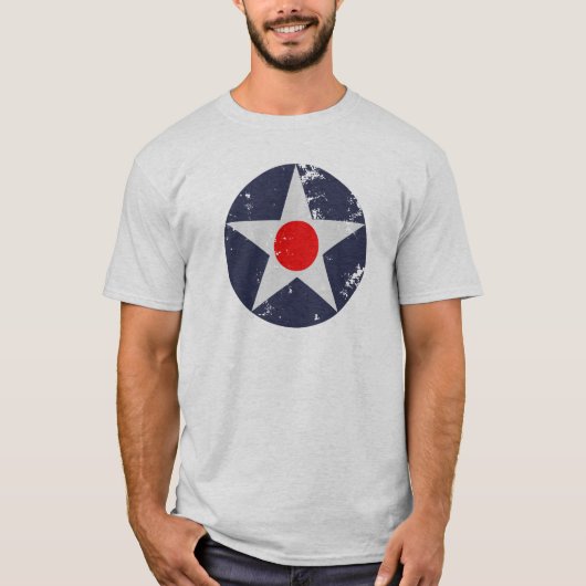 T-shirt Military USAAC Air Corps WW2 (Devant)