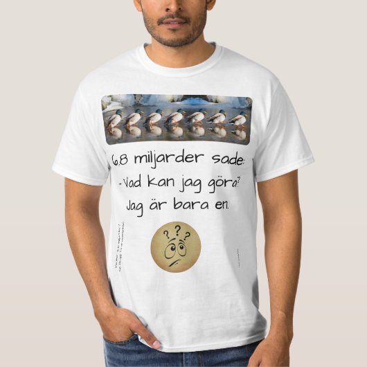 T-shirt — Miljarder (Voorkant)