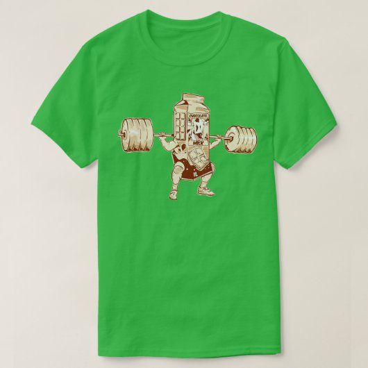 T-shirt milk-shake au chocolat (Design devant)