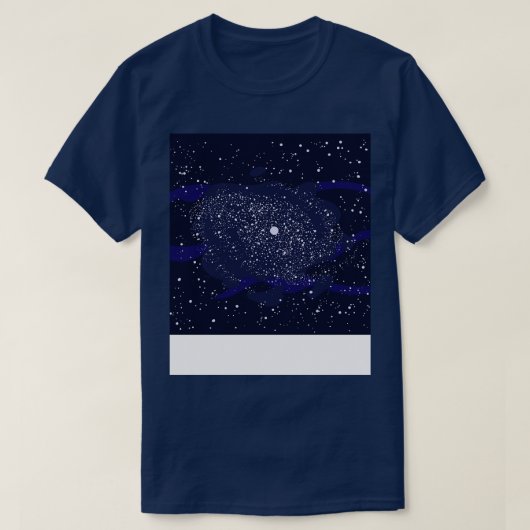 T-shirt Milky Way Galaxy Stars Space (Design devant)