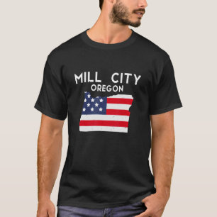 T-shirt Mill City Oregon USA State America Travel Oregon