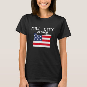 T-shirt Mill City Oregon USA State America Travel Oregon