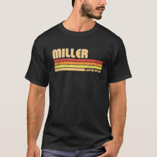 T-shirt MILLER Funny Titre personnalisé profession Birthda