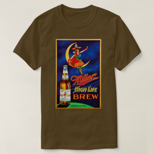 T-shirt Miller High Life Brew T (Design devant)
