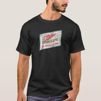 T-shirt Miller High Life Champagne Of Beer Vintage Label R