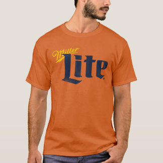 T-shirt Miller Lite Une Fine Pilsner Vintage Blue Fau Poch