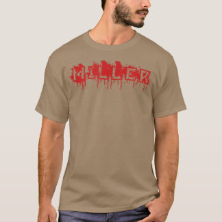 T-shirt Miller prénom Costume Halloween Personnalisé