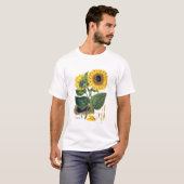 T-shirt Miller : Tournesol (Devant entier)