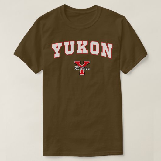 T-shirt Millers du secondaire du Yukon (Design devant)