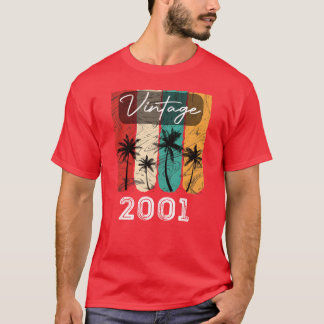 T-shirt Millésime 2001 né en 2001 cadeau