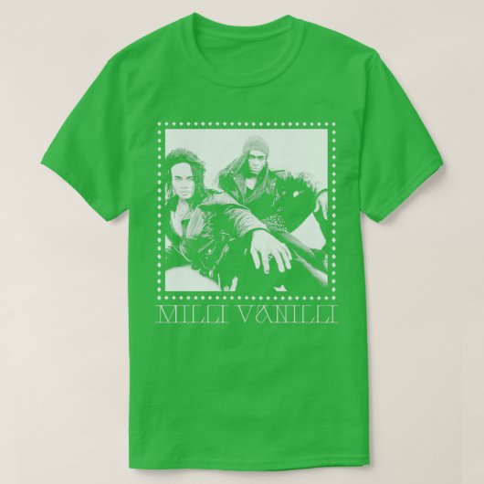 T-shirt Milli Vanilli Style Vintage Design esthétique1 (Design devant)