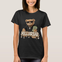 MILLIARBÄR Streetwear | Hustler Teddy mit Cash