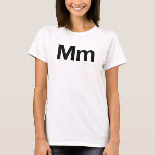 T-shirt Millimètre helvetica