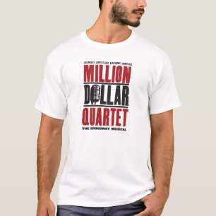 T-shirt Million de logo de quartet du dollar