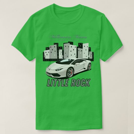 T-SHIRT MILLIONAIRE MOTORS PETITE ROCK GRAY LAMBO (Design devant)