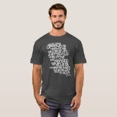 T-shirt Millstone (Matthieu 18:6) (Devant entier)