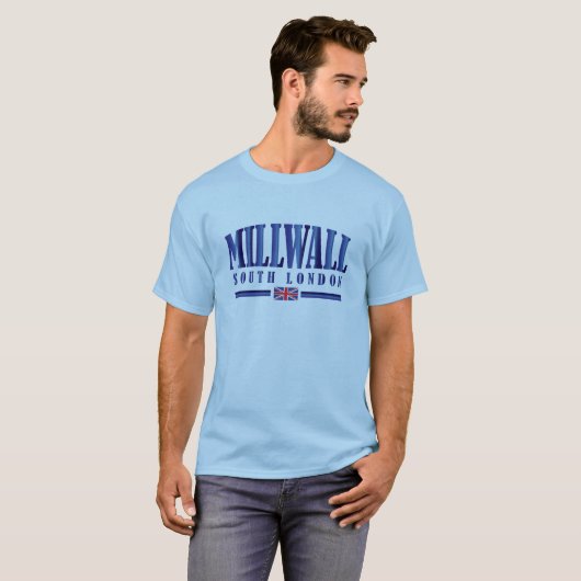 T-shirt Millwall South London, GB (Devant entier)