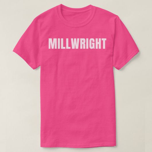 T-shirt Millwright Funny Titre de l'emploi Profession Anni (Design devant)
