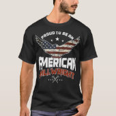 T-shirt Millwright Proud To Be Patriotic American Flag Mil (Devant)