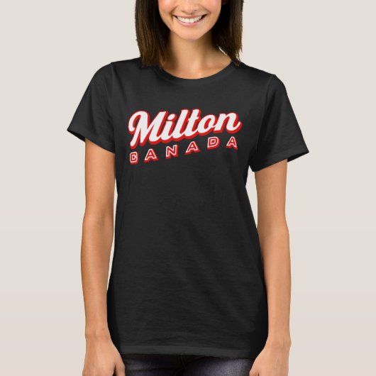 T-shirt Milton Canada (Devant)