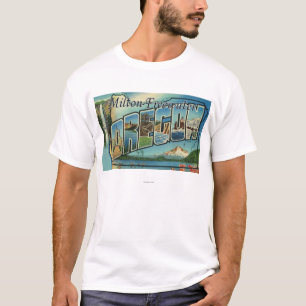 T-shirt Milton-Freewater, Orégon - grandes scènes de