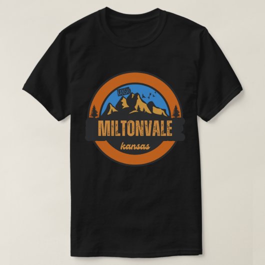 T-shirt Miltonvale, Kansas (Design devant)
