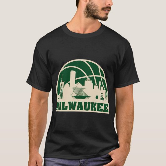 T-shirt Milwaukee Basketball Milwaukee (Devant)