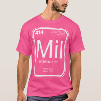 T-shirt Milwaukee Table périodique Brew City Cadeau