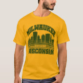 T-shirt Milwaukee, Wisconsin (Devant)
